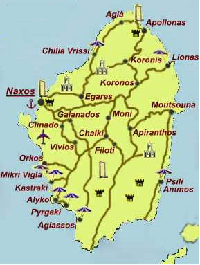 naxos maps